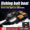 YounggDiy RC Bait Boat for Fishing, 2.4G 500m Range, Dual Motors and 4 Compartments, GPS Positioning, 4 Bait Hoppers & Night Lights for Precision Fishing, Fishing Enthusiast Gifts view 4