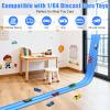 ZHFUYS 20Ft Extra Long Flex Tracks for Kids,Flexible Race Car Track Set with Powerful Pull Back Cars,Suction Cups Compatible with Diecast 1/64th Car Toy,Rolls Up Portable Race Tracks for Ages 3 & Up view 3