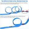 ZHFUYS 20Ft Extra Long Flex Tracks for Kids,Flexible Race Car Track Set with Powerful Pull Back Cars,Suction Cups Compatible with Diecast 1/64th Car Toy,Rolls Up Portable Race Tracks for Ages 3 & Up view 4
