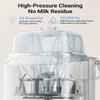Bear Bottle Washer Pro, Baby Bottle Washer and Sterilizer and Dryer - All in One Machine for Bottles, Pump Parts & Baby Essentials with 90 Detergent Tablets - Effortless, Time-Saving view 2