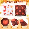 Arrowbash 12 Pcs Thanksgiving Fall Bean Bags for Tossing 5 x 5 Inch Fall Maple Leaf Pumpkin Bean Bags Cornhole Game Bag for Autumn Thanksgiving Cornhole Party Game Supplies view 2