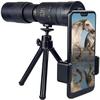 8-12 for Smartphone Telescope for Kids 4K 10-300X40mm Telephoto Zoom,Waterproof,Dusproof,Shockproof,Metal Tripod (with Clip) view 1