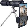8-12 for Smartphone Telescope for Kids 4K 10-300X40mm Telephoto Zoom,Waterproof,Dusproof,Shockproof,Metal Tripod (with Clip) view 2