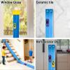 15 Ft Flexible Race Car Track (Daytona Blue) for Kids,Flex Track Starter Set Compatible with Hot Wheels and Diecast 1/64th Cars,Portable Racetrack Roll Up Race Track with 4 Racecars and Suction Cups view 2