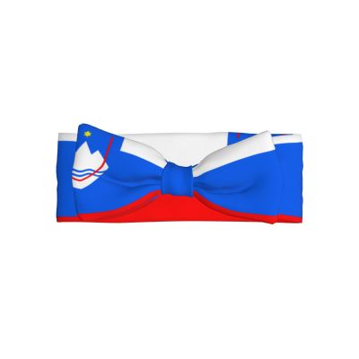 yuangjhop Flag of Slovenia Baby Bow Headband. Comfortable baby headband, suitable for daily wear and photo props.
