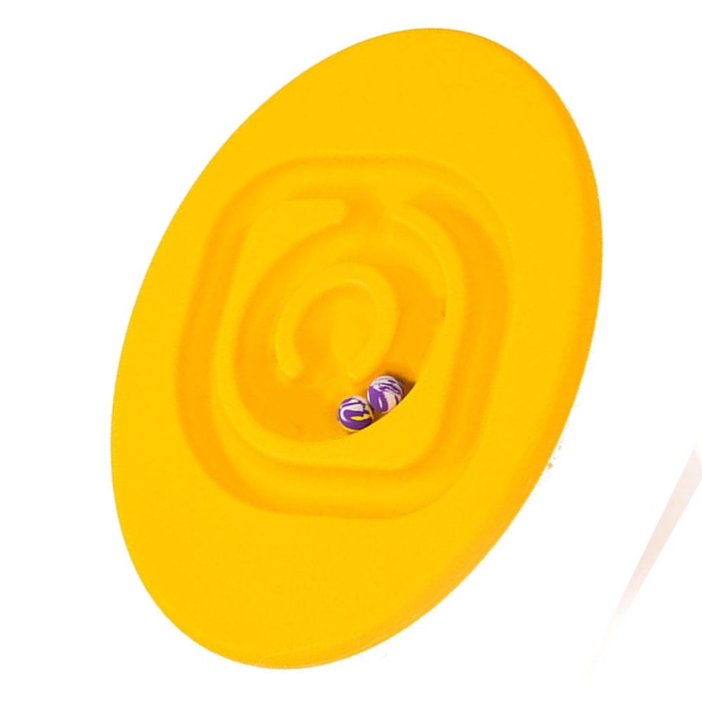 shenruifa Maze Balance Board, Conduct Perception Training Snail Balance Board Enhance Coordination Abilities Balancing Games for Indoor Play (Yellow)