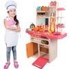 BPC Little Chef Educational Cooking Toy Pretend Play Kitchen Set with Steam & Water, 65 Accessories for Toddler Role-Play & Learning view 2