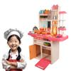 BPC Little Chef Educational Cooking Toy Pretend Play Kitchen Set with Steam & Water, 65 Accessories for Toddler Role-Play & Learning view 3