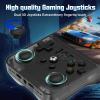 FHYRGF[18000 in 1] R36 MAX Handheld Game Console 4.0 inch IPS Screen Mini Retro Console 4000mAh Portable Pocket Arcade 12+ Mainstream Emulator 64g TF Card Transparent.(Grey) view 4