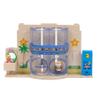 The Super Mario Galaxy Movie Gateway Galaxy Diorama Playset with 1.5 Inch Princes Peach and Exclusive Captain Toad Mini Action Figures, Spring Star Launcher Feature view 1
