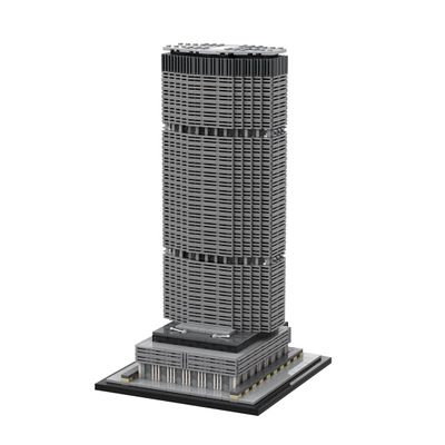 Aetheria Architecture New York City Skyline Landmark Building Bricks, 1:800 Modular Building City Street House Construction for Adult, Designed by SPBrix- 1846 Pieces