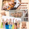 Ceenna 16 Pcs Bear Stuffed Animal Slap Bracelets Party Favors Plush Slap Bracelets Bulk 8.66 Inch Wristband for Valentine Galentines Gift Classroom Prizes Wedding Birthday Baby Shower, Brown view 4
