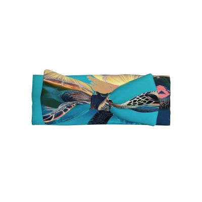 YVNKHKU Comic Turtle Baby Headbands Soft Nylon Hairbands with Stretchy Bows Girls Hair Accessories for Newborn Infant Toddler Kids