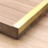 10mmX10mm Brass Stair Edging Trim - Heavy Duty Non-Slip Step Nosing Edge Protector for Indoor & Outdoor Use(90cm) view 2