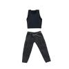 1/12 Action Figure Clothes,Two-Piece Set for 6" Strong Male Action Figures,1:12 Scale mininature Clothing Suit. (Black Vest and Pants) view 1