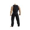 1/12 Action Figure Clothes,Two-Piece Set for 6" Strong Male Action Figures,1:12 Scale mininature Clothing Suit. (Black Vest and Pants) view 2