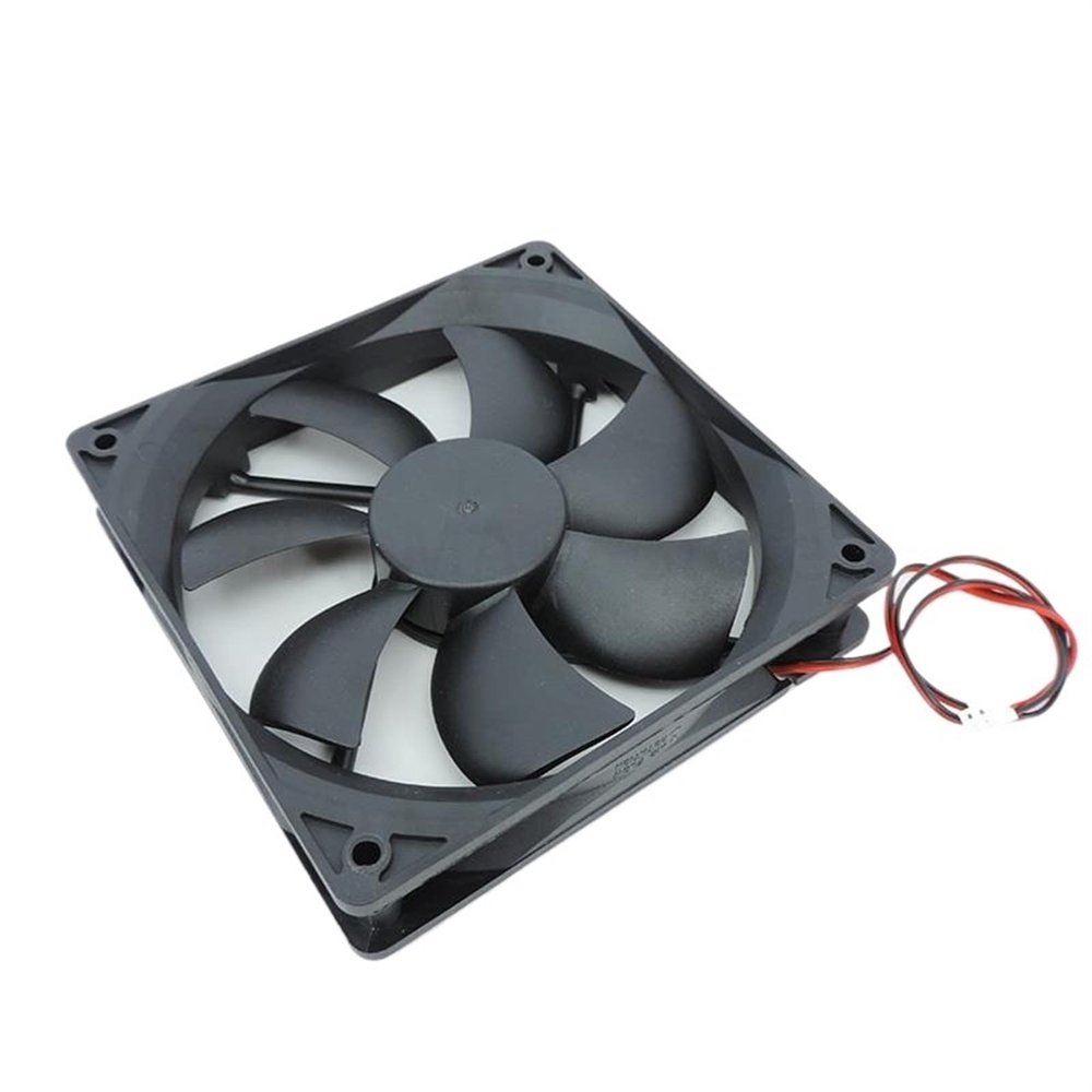 12025 Fan 5V 12V 24v 120mm*120mm*25mm Brushless Cooling Fan Oil-containing 2PIN PC Computer Case Cooler 12cm 0.1A J17(12025 12V)