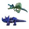 JASSBOOY 3D Printed Dinosaur Animals.Articulated Tyrannosaurus Rex Stegosaurus Triceratops,Mystery Crystal Dinosaur Flexible,Flexible Gift Desk Home Decoration view 1