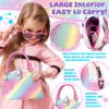 Play Purse for Little Girls and Toddlers - Unicorn Purse Toys for Kids Pretend Play Accessories: Phone, Wallet, Credit Cards, Keys, Pretend Makeup Unicorn Gift for Girl Age 3 4 5 6 7 8 Years and Up view 2