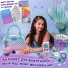 Play Purse for Little Girls and Toddlers - Mermaid Purse Toys for Kids Pretend Play Accessories: Phone, Wallet, Credit Cards, Keys, Pretend Makeup Mermaid Gift for Girl Age 3 4 5 6 7 8 Years and Up view 3