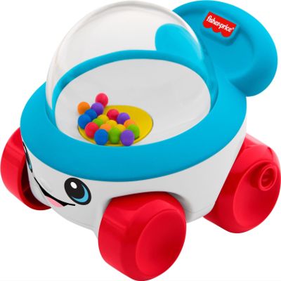 Fisher-Price Baby Toy Corn Popper Push-Along Vehicle with Sounds for Crawling Developmental Play Infants Ages 6+ Months