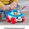 Fisher-Price Baby Toy Corn Popper Push-Along Vehicle with Sounds for Crawling Developmental Play Infants Ages 6+ Months view 3