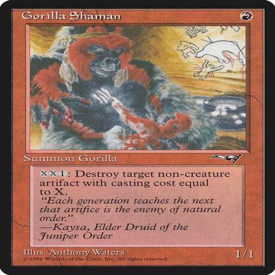 Gorilla Shaman (Holding Baby) - #107 - Alliances