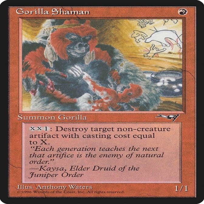 Gorilla Shaman (Holding Baby) - #107 - Alliances
