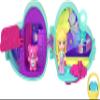 Polly Pocket x Sweethearts, Micro Doll & 2 Playsets with 7 Themed Accessories & Keychain Clip, Travel Toy, Partnership Compact view 4
