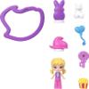 Polly Pocket x Peeps, Micro Doll & 2 Playsets with 7 Themed Accessories, Keychain Clip, Travel Toy, Partnership Compact view 4