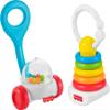Fisher-Price Baby Toys Newborn Classics-Pack of Rattle Teether & Sensory Activities for Developmental Play Ages 0+ Months view 1