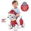 Playful Minds Bouncer Hopper for Toddlers 18M-3Y  Plush Cover, Easy Pump, Indoor/Outdoor Use  Boosts Balance & Motor Skills  Inflatable Jumpie Ride-On (Marshall (Red)) view 4