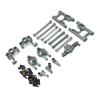 RC Pull Rod For WLtoys 124006 12427 12427 12428 1/12 For Swing Arm C For Seat Steering Cup Servo Arm Rod Support Rod Connecting Rod Set RC Car Parts(Gray) view 1