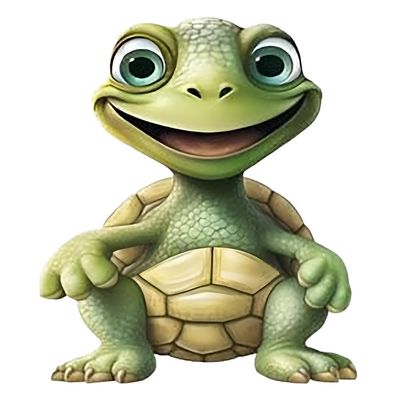 Cute Turtle Car Stickers, Waterproof Vinyl Decals for Vehicle Windows, Laptop, and Water Bottles, Removable Decorative Decals, 2-Pack B042