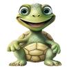 Cute Turtle Car Stickers, Waterproof Vinyl Decals for Vehicle Windows, Laptop, and Water Bottles, Removable Decorative Decals, 2-Pack B042 view 1