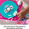 Fisher-Price Musical Toy Barbie Record Player with 5 Records & Display Rack for Preschool Pretend Play Kids Ages 3+ Years view 4