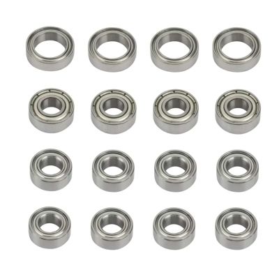 Compatible with Tamiya for TT02 TT02D 1/10 RC Car Upgrade Parts Accessories 16Pcs Ball Bearing Kit RC Car Upgrade Parts