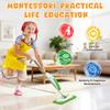 Real Working Kids Spray Mop for Toddlers, Cellulera Montessori Toys Mini Size Cleaning Set, Real Water Sprayer for Pretend Play & Learning, Housekeeping Toys Gift for Toddlers Girls Boys Ages 3+ view 3