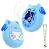 Case for Tamagotchi Paradise with Lanyard & 2 Screen Protectors  Cute Silicone Cover for Kids, Shockproof Shell for Tamagotchi Keychain, Anti-Drop Holder(Blue) view 1