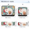 Car Seat Belt Covers 2 Piecing Soft Car Seatbelt Shoulder Cover for Adults and Kids S Hen & Chick Floral Fun view 3