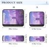 Car Seat Belt Covers 2 Pack Soft Auto Seatbelt Shoulder Pad for Women Men Kids S Fantasy Lavender Windmill view 3