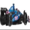 Hot Wheels 1:64 Scale Premium Die-Cast Formula 1 Collectible Toy Race Car with Real Riders Tires & Metal/Metal Body & Chassis view 2