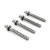 QTUONVD RC Upgrade Parts for Axial for SCX10 1/10 4PCS Metal RC Car Shell Column Mount Body Post Holder with R Clips RC Crawler Car Upgrade Parts(Gray) view 1