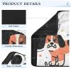 Car Seat Belt Covers Set of 2 Soft Child Safety Seat Shoulder Strap Cover for Adults Youth Kids S Dog Paw Art view 4