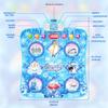 Dance Mat Toys - 8-Button Frozen Toys for Girls Electronic Dance Pad with 5 Game Modes, Touch Sensitive Kids Musical Mat Toy Christmas & Birthday Gift for 3 4 5 6 7 8 9 10+ Years Old Girls(Blue) view 2