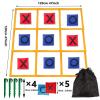 MotiveTech Tic Toe Game Outdoor Strategy Game XOXO Chess Game for view 2