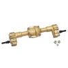 Compatible with FMS for FCX18 for FCX24 1/24 1/18 RC Car Upgrade Part Modification Accessories Brass CNC Front Rear Axle RC car Front Rear axle(Rear) view 1