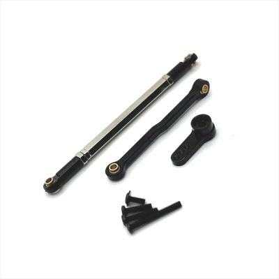 RC Pull Rod For MN168 For MN82 For MN78 D90 D91 D96 For MN99S Metal Steering Rod Servo Arm Remote Control Car Parts And Accessories Upgrades Replacement Use(Black)