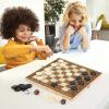 Hellpnoom 30-Piece Ceramic Game Set for Checkers Pieces, Backgammon Sets, and Chess - Compatible with Checker Board Game, Backgammon Pieces, and Chess Pieces only view 3