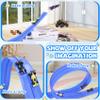 Flexible Race Car Track for Kids - Flex Track 16 Ft with Suction Cups & Loop for Ages 3 & Up Classic Blue Double Long Rolls Up Portable(Blue) view 4